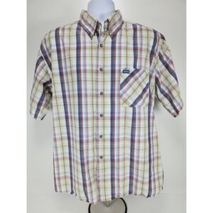 Twenty X Wrangler 20X Mens XL Shirt Plaid Short Sleeve Button‎ Down Pocket